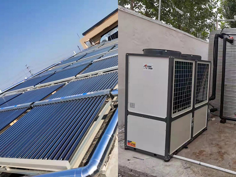 【太阳能空气能热水器】合肥供应链管理公司宿舍热水系统